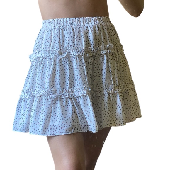 Princess Polly Rasmus Mini Skirt White. Size US 2. NWOT - Picture 9 of 13